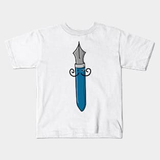 Funny nasty noble pen Kids T-Shirt